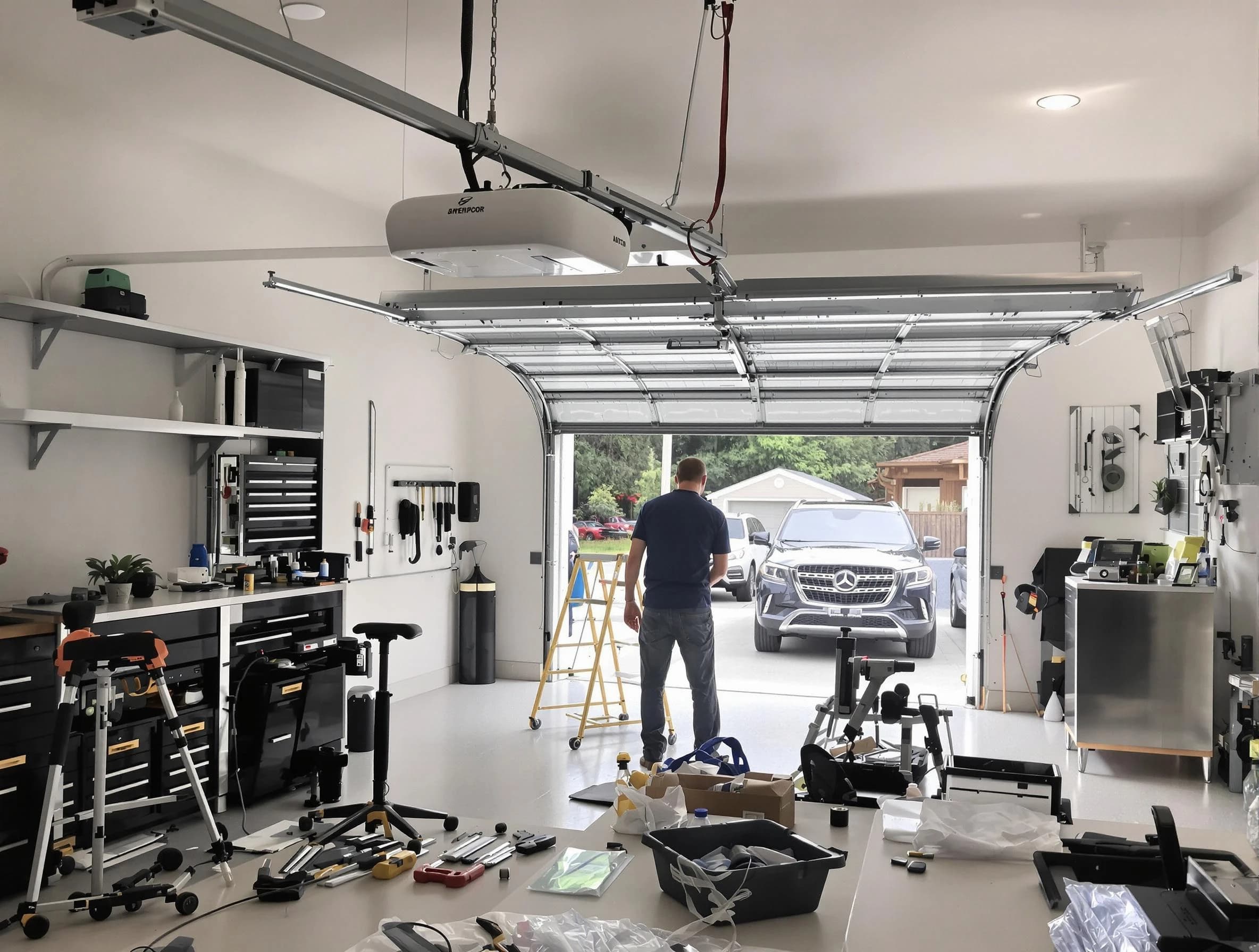 Garage door opener installation by Lake of the Woods Garage Door Repair in Lake of the Woods