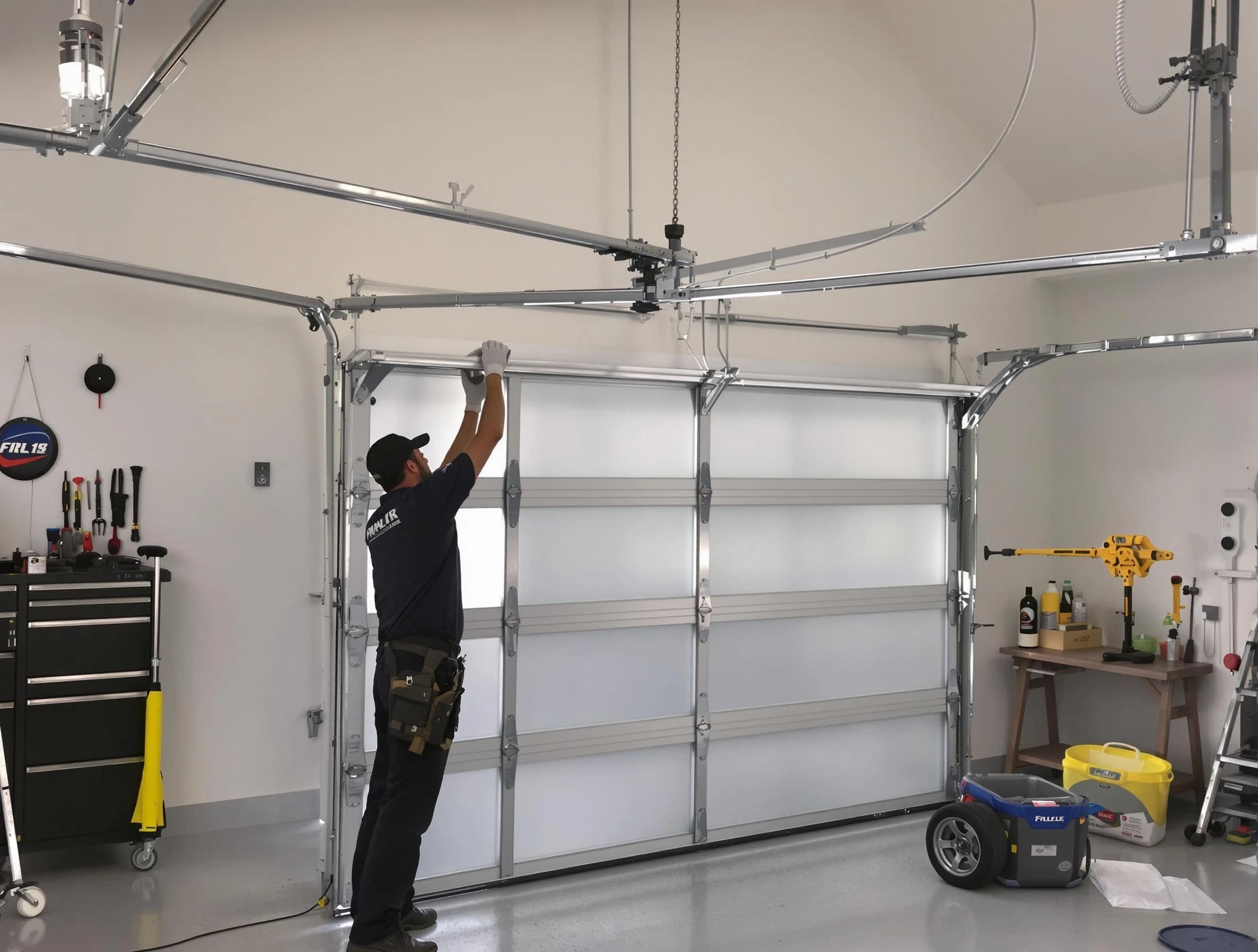 Lake of the Woods Garage Door Repair certified team performing precision garage door installation in Lake of the Woods