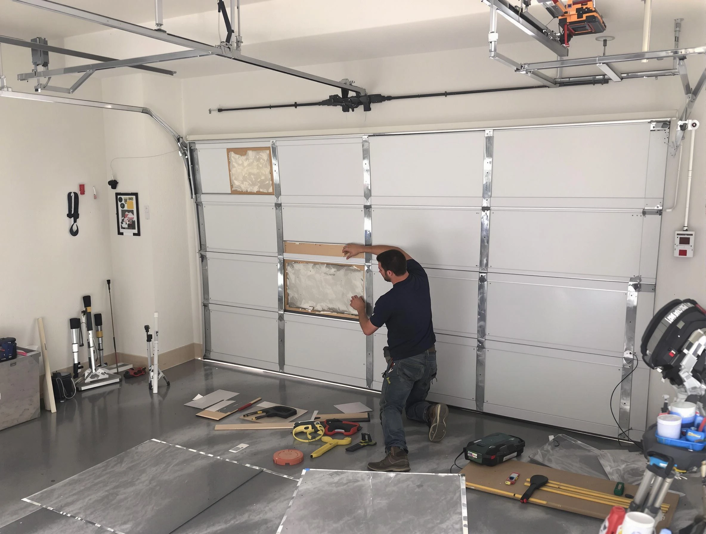 Garage Door Panel Repair in Lake of the Woods