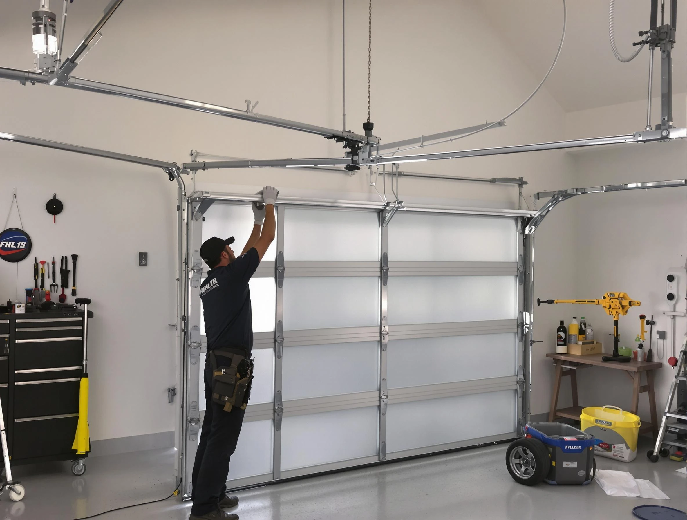 Lake of the Woods Garage Door Repair certified team performing precision garage door installation in Lake of the Woods